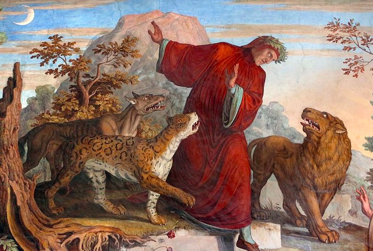 Three beasts and Dante